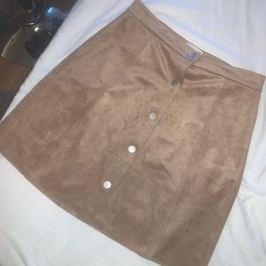 Wilfred Suade Button Up Skirt